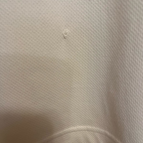 Adidas Cream and Tan Golf Shirt size M - Picture 8 of 8